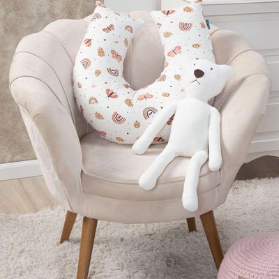 Almofada De Amamentação Baby Percal 200 Fios Algodão - Hippie Chic
