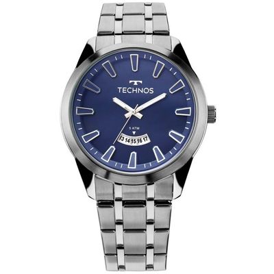 Relógio Technos Racer Masculino Prata 2115kzb-1a 2115kzb-1a