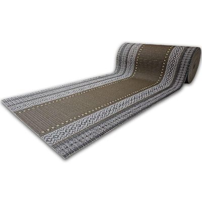 Tapete Passadeira Emborrachada Pvc Antiderrapante 0,65x3,00m Verde Oliva