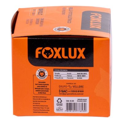 Relé Fotoelétrico Bivolt Cinza 6 Unidades Foxlux