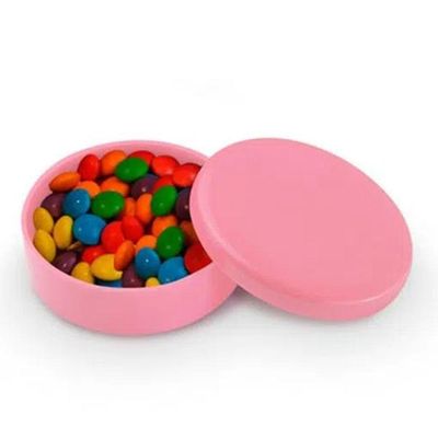 Mini Latinha Para Lembrancinha Rosa - 10 Unidades