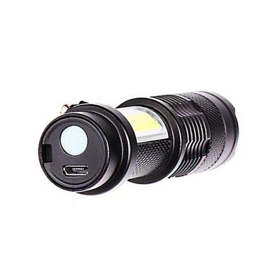 Mini Lanterna Led Cob Portatil Usb Recarregavel Tatica Dupla