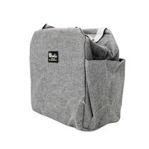 Bolsa Marmita Lancheira Termica Casual Discreta Adulto Trabalho Faculdade Cinza