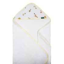 Toalha De Banho Baby Com Capuz Extra Macia 100% Algodão - Safari
