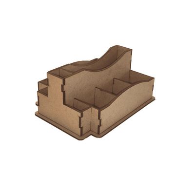 Porta Guardanapo E Sachê Em Mdf - Kit 10 Unidades