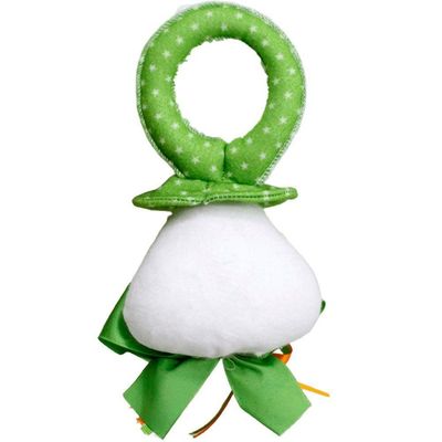 Kit 6 Pendente Páscoa Coelho Para Porta Verde Enfeite 23cm