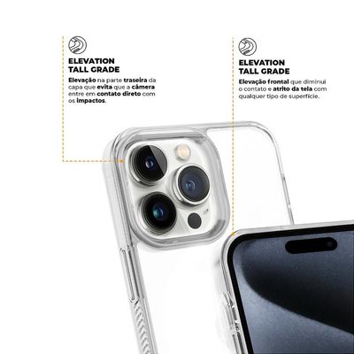 Kit Capa Anti-Slip e Pelicula Ultra Glass para iPhone 15 Pro - Gshield