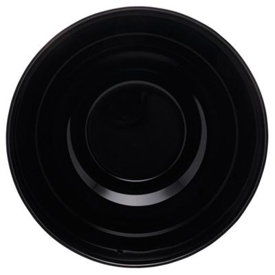 Kit 12 Bowls de Vidro Preto 700ml Cumbucas Saladas Caldos Sobremesas Opalino Lyor