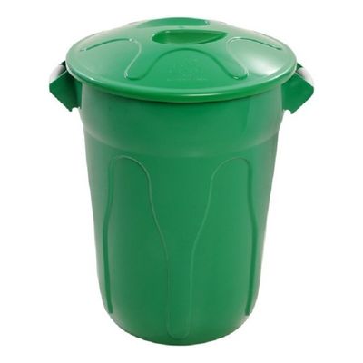 Lixeira Para Cozinha Com Tampa Capacidade 60 Litros Verde Cr60 Verde