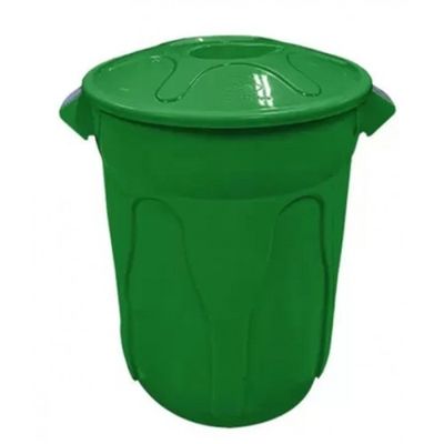 Lixeira Para Cozinha Com Tampa Capacidade 60 Litros Verde Cr60 Verde