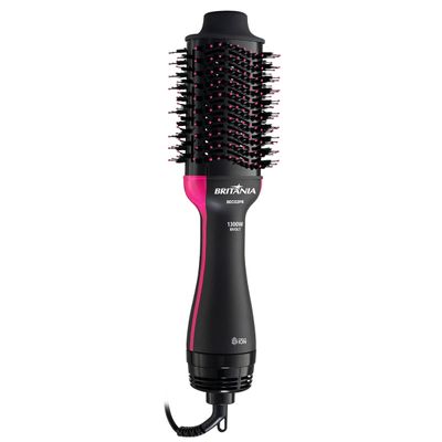 Escova Secadora Britânia 4 em 1 1300W Bivolt BEC02PR Bivolt