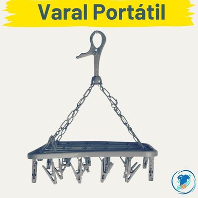 Varal Redondo 24 Prendedores Ideal Para Roupas íntimas