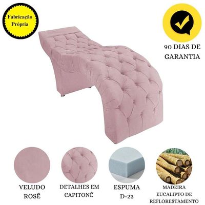 Maca Estofada Estética Cílios Salão Spa Veludo Hellen Rosê