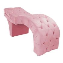 Maca Estética Estofada Reclinável Ergonômica Suede Vanessa Rosê
