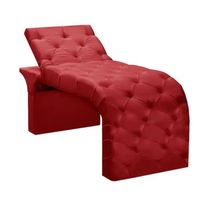 Maca Estofada Estética Cílios Regulável Spa Veludo Ana Clara Vermelho