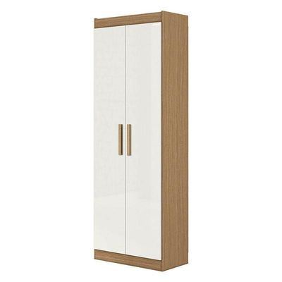 Guarda Roupa Casal Nápole 2045149 E Armário Multiuso 2000191 Atacama Off White - Aramóveis