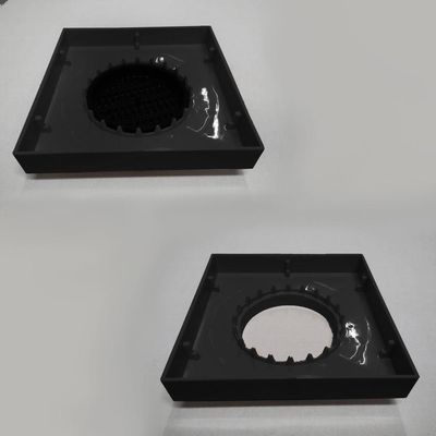Ralo Oculto 15x15 Invisivel Para Piso Porcelanato Preto