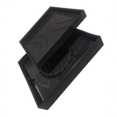 Ralo Oculto 15x15 Invisivel Para Piso Porcelanato Preto