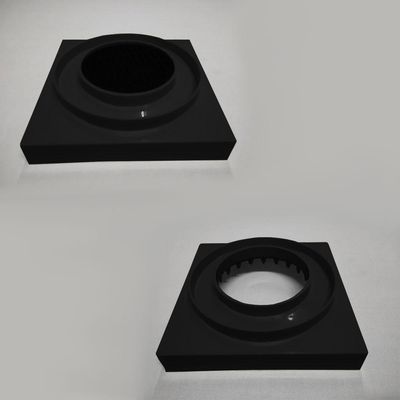 Ralo Oculto 15x15 Invisivel Para Piso Porcelanato Preto