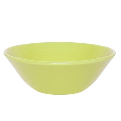 Kit 12 Tigelas Bowl Conic Verde Oxford Cerâmica 500ml