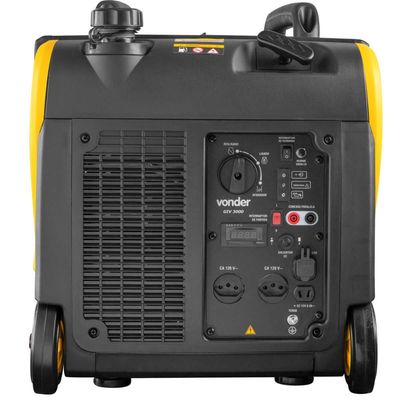 Gerador Inversor a Gasolina 3000W 127V Vonder com Bateria Íons de Lítio 12V GIV 3000