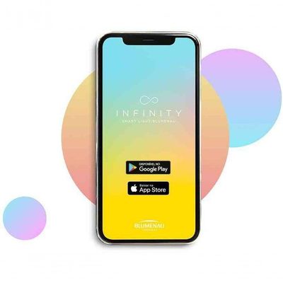 Lâmpada Led Smart Wifi 9W Rgb Infinity Blumenau