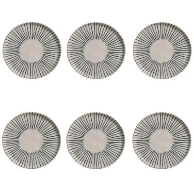 Conjunto De Pratos De Sobremesa 06 Peças Bio Elemento Porto Brasil