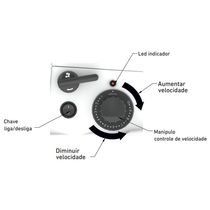 Batedeira Planetária Profissional Eclair 10 Velocidades 5l 1500w Bp-500 Vermelha Bivolt - Braesi