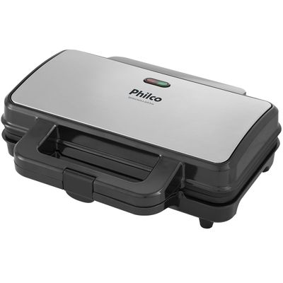 Sanduicheira e Grill Philco PGR02I Inox Antiaderente  900W 127V