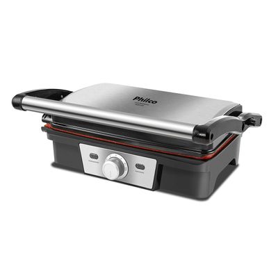 Grill Philco PGR19PI Inox Antiaderente Redstone 127V