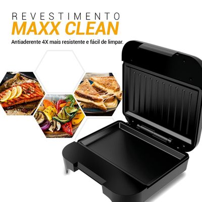 Sanduicheira e Grill Philco 2 em 1 Antiaderente 750W PGR25A 220V