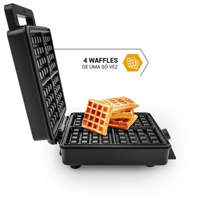 Waffle Maker Philco 5 Temperaturas 4 Waffles PWM04A 127V