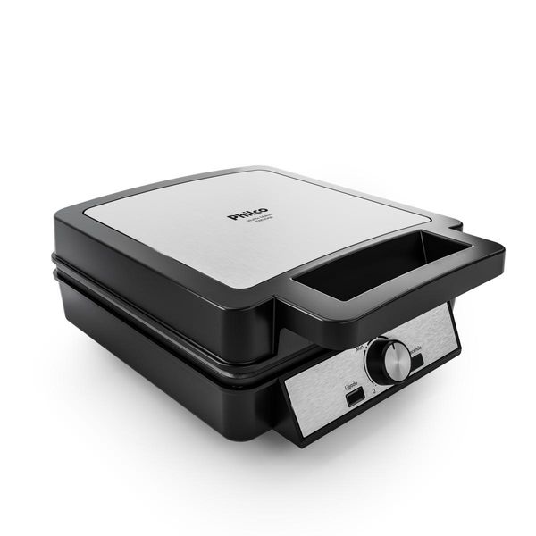 Waffle Maker Philco 5 Temperaturas 4 Waffles PWM04A 127V