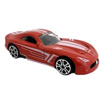 Kit c/4 Mini Veículos Die Cast Esportivo Verm+Vfos+Vde+AzBco