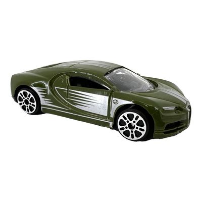 Kit c/4 Mini Veículos Die Cast Esportivo Verm+Vfos+Vde+AzBco