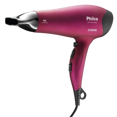 Secador de Cabelos Philco PH3700 Pink Tourmaline 2200W 220V
