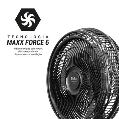 Ventilador 2 em 1 Philco PVT41A Tecnologia Maxx Force 150W 127V