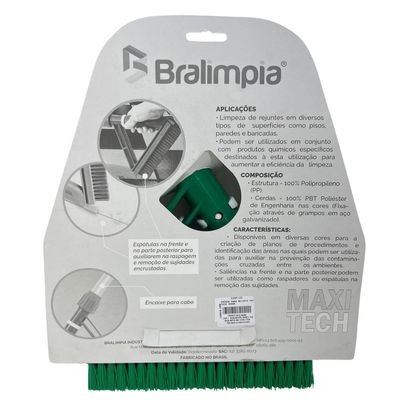 Escova Limpa Rejunte Maxi Tech Bralimpia