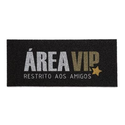 Tapete Capacho Vinil Area Vip 30x70 Print Kapazi