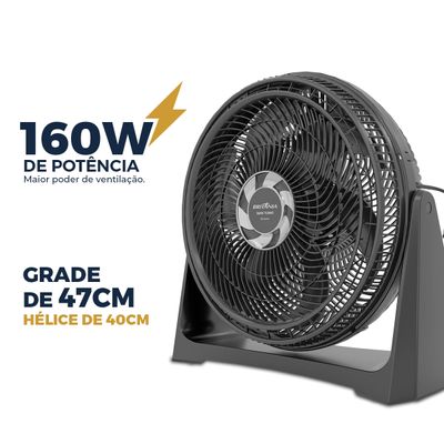 Ventilador Circulador Britânia 160W 3 Velocidades BCA40A 127V