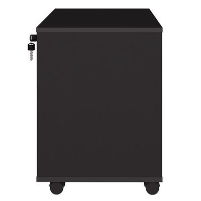 Gaveteiro Artany Face com 3 Gavetas - Preto