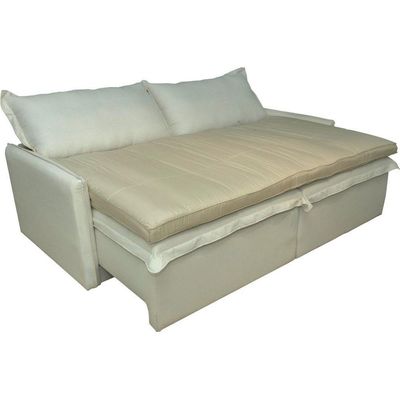 Pillow Top Para Sofá Reclinável 10cm 1200g-m² 180x90cm Areia