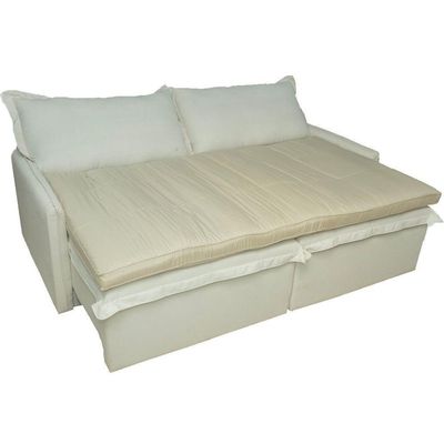 Pillow Top Para Sofá Reclinável 10cm 1200g-m² 180x90cm Areia