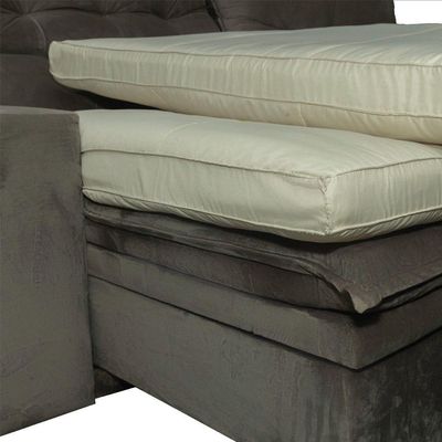 Pillow Top Para Sofá Reclinável 10cm 1200g-m² 180x90cm Areia