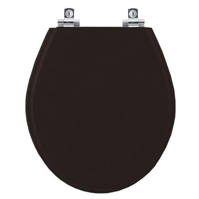 Assento Sanitário Soft Close Studio ébano (preto) Para Vaso Deca
