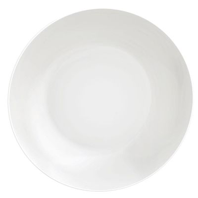 Conjunto com 12 Pratos Tramontina Leonora em Porcelana - Branco