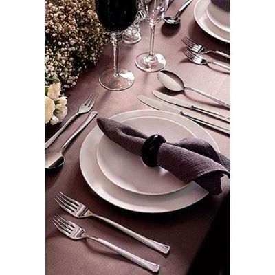 Conjunto com 12 Pratos Tramontina Leonora em Porcelana - Branco