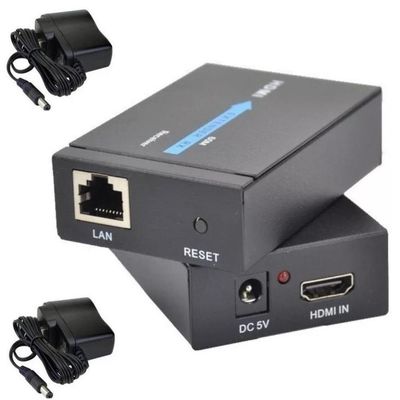 Extensor Hdmi Cat5E Cat6 Hdmi 1080p 60 Metros De Alcance Fontes Bivolt