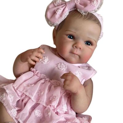 Bebê Reborn Menina Toda De Silicone De Vinil Artesanal
