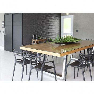 Kit 8 Cadeiras Allegra Preta Sala Cozinha Jantar